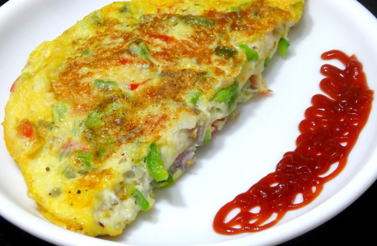 cheese-vegetable-french-omelet
