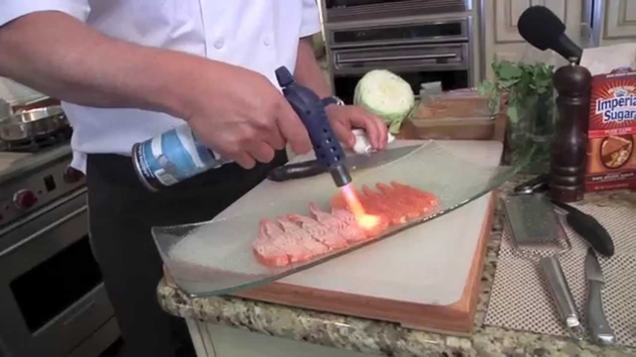 blow-torch-for-cooking-salmon